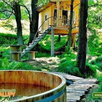 Glamping Mikulášovice - Treehouse Lea